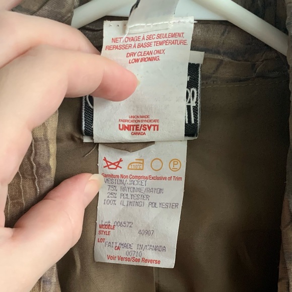 Vintage Joseph Ribkoff snake print blazer - Picture 5 of 8